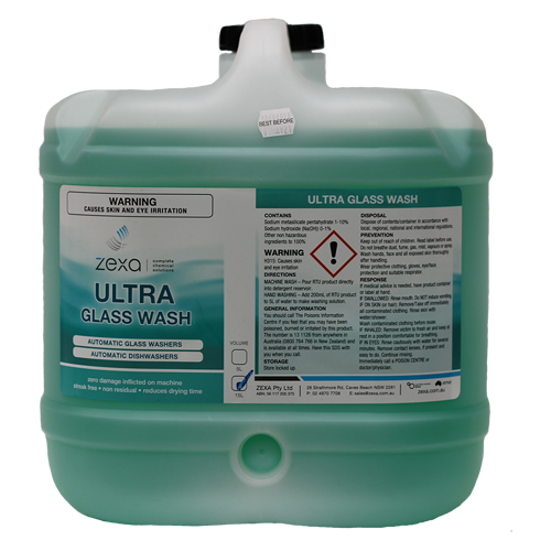 2-325-15000 Zexa Ultra Glass Wash Liquid 15L