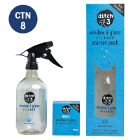 Ditch3 Cleaning Tablet Starter Pack Window & Glass Cleaner