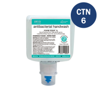 Zexa 1L Dispenser Refill Cartridge - Antibac Handwash Ctn 6