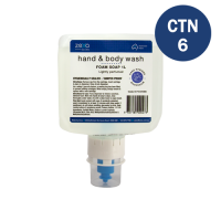 Zexa 1L Dispenser Refill Cartridge - Hand & Bodywash Ctn of 6